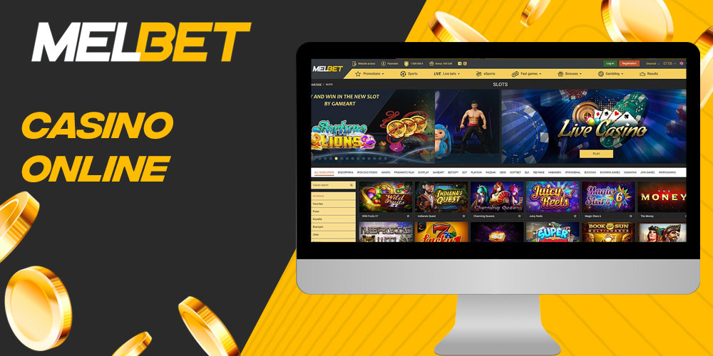 Интерфейс официального сайта Melbet для ставок